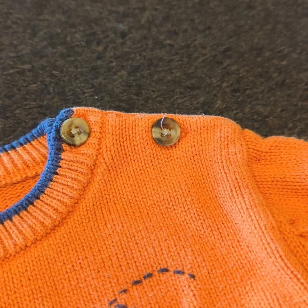 Gymboree orange knit